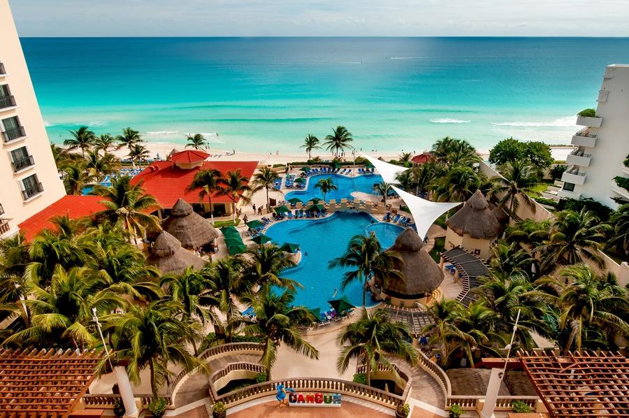 Gr Solaris Caribe Hotel Cancún Buitenkant foto